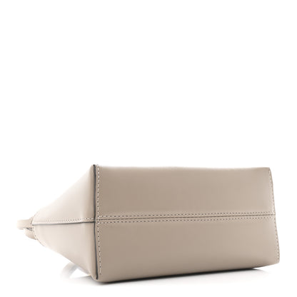 Fendi Vitello King Plexiglass Logo Embossed Mini By The Way Top Handle Boston Bag Tortora 4 of 11