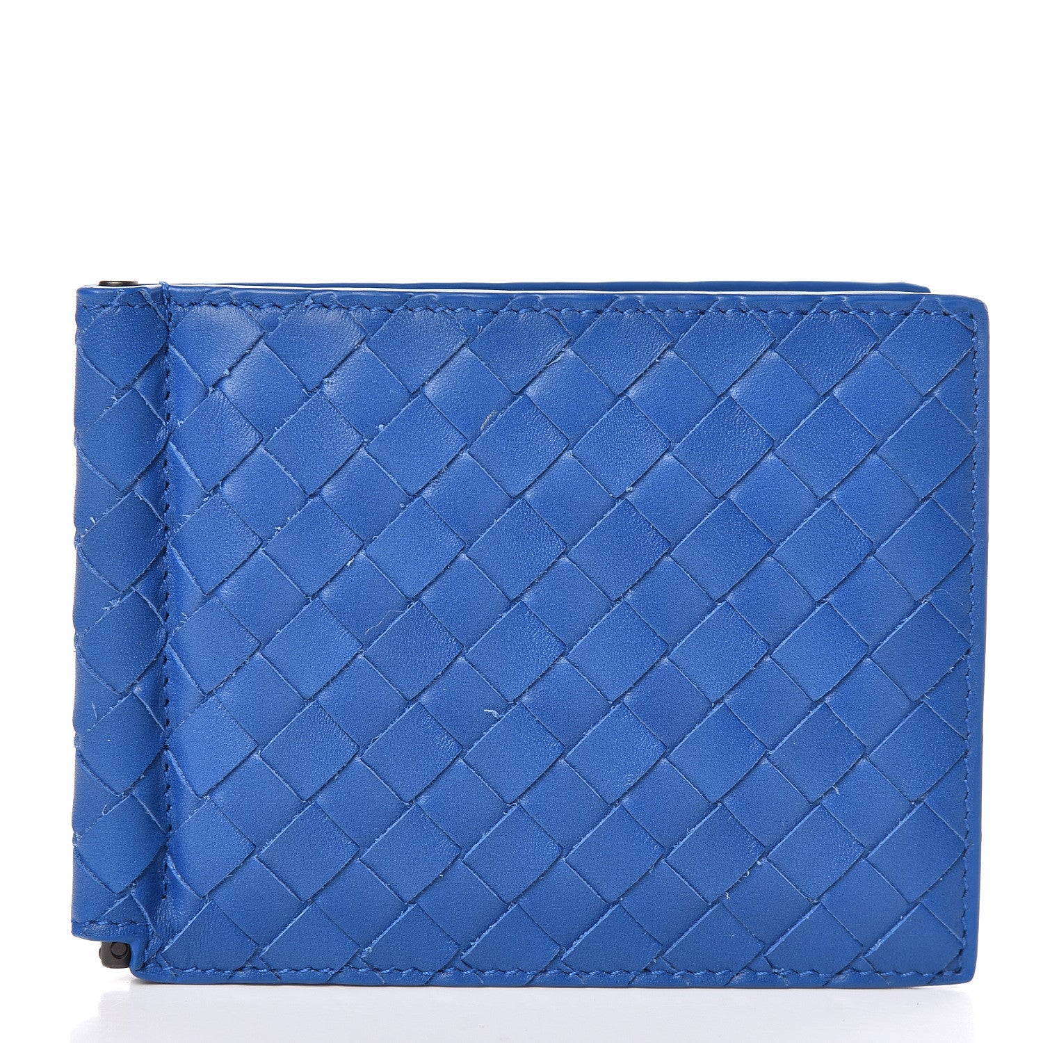 Bottega Veneta Nappa Intrecciato Bi-Fold Wallet Bleuette 1 of 8