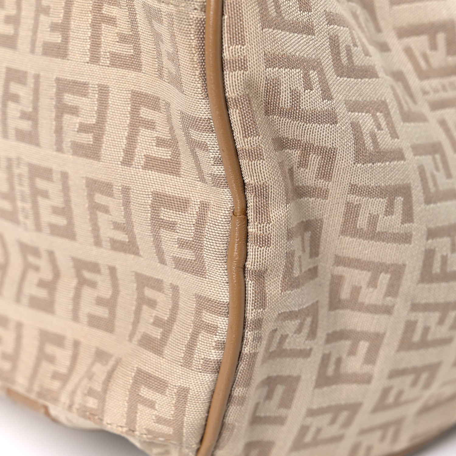 Fendi Zucchino Vitello Boston Beige Tortora 13 of 25