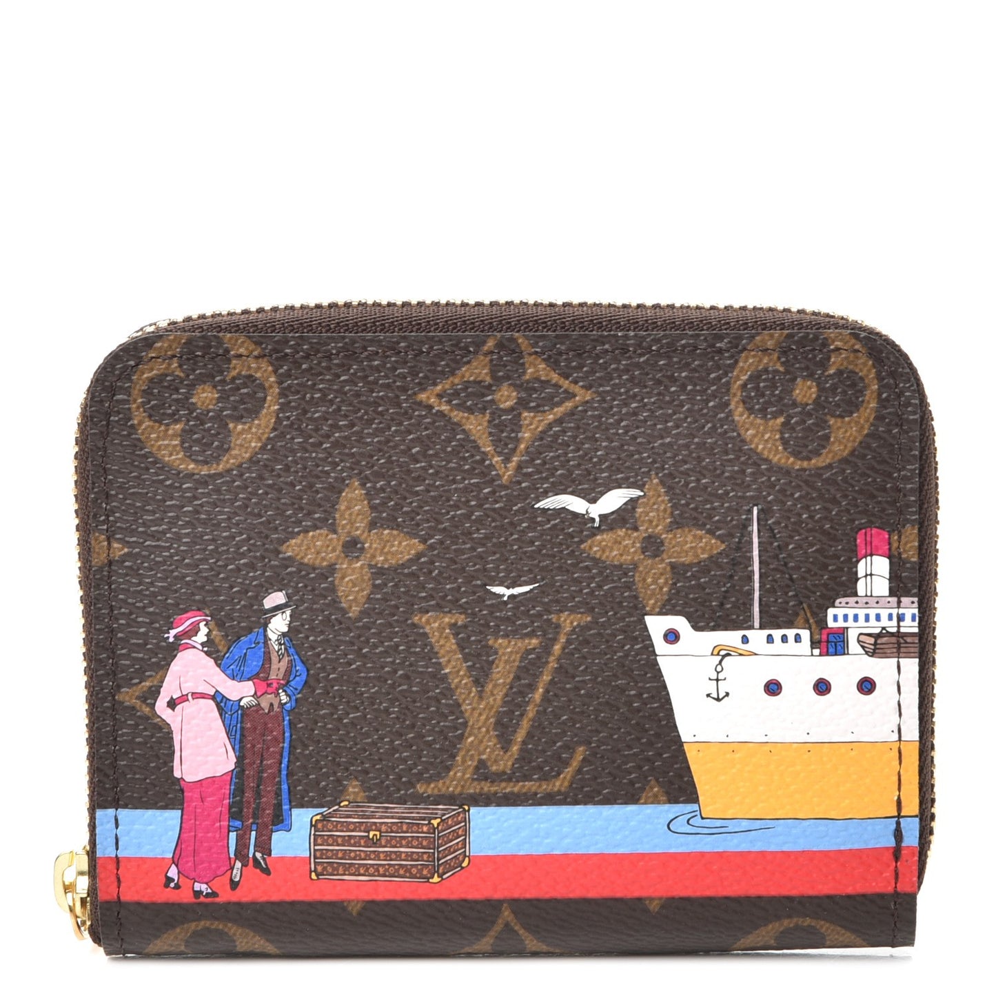 Monogram 2016 Christmas Animation Zippy Coin Purse