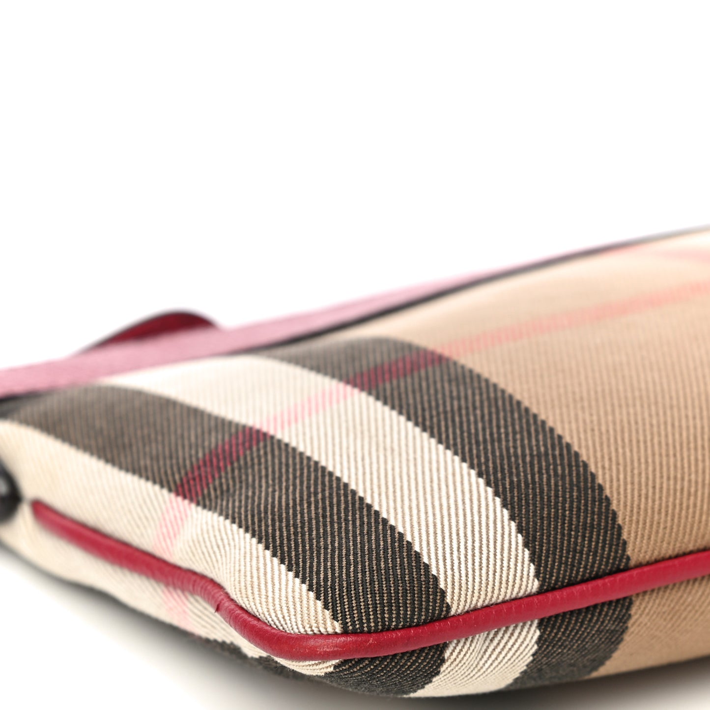 House Check Derby Peyton Crossbody Clutch Bag Russet Red