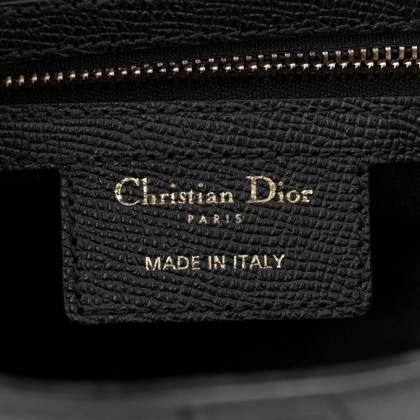 Grained Calfskin Saddle Bag With Strap Black
