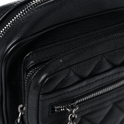 Chanel Calfskin Business Trip Vertical Camera Case Black 13 of 15
