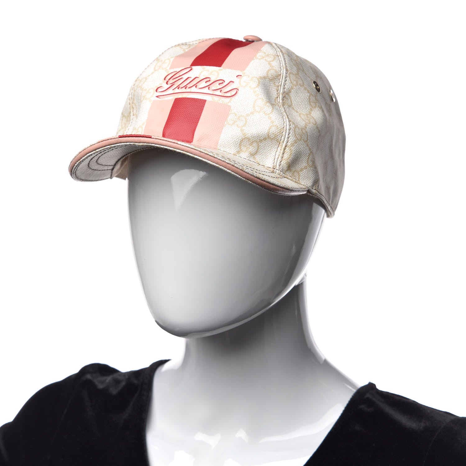 Gucci GG Supreme Monogram Baseball Hat L Brown 2 of 7