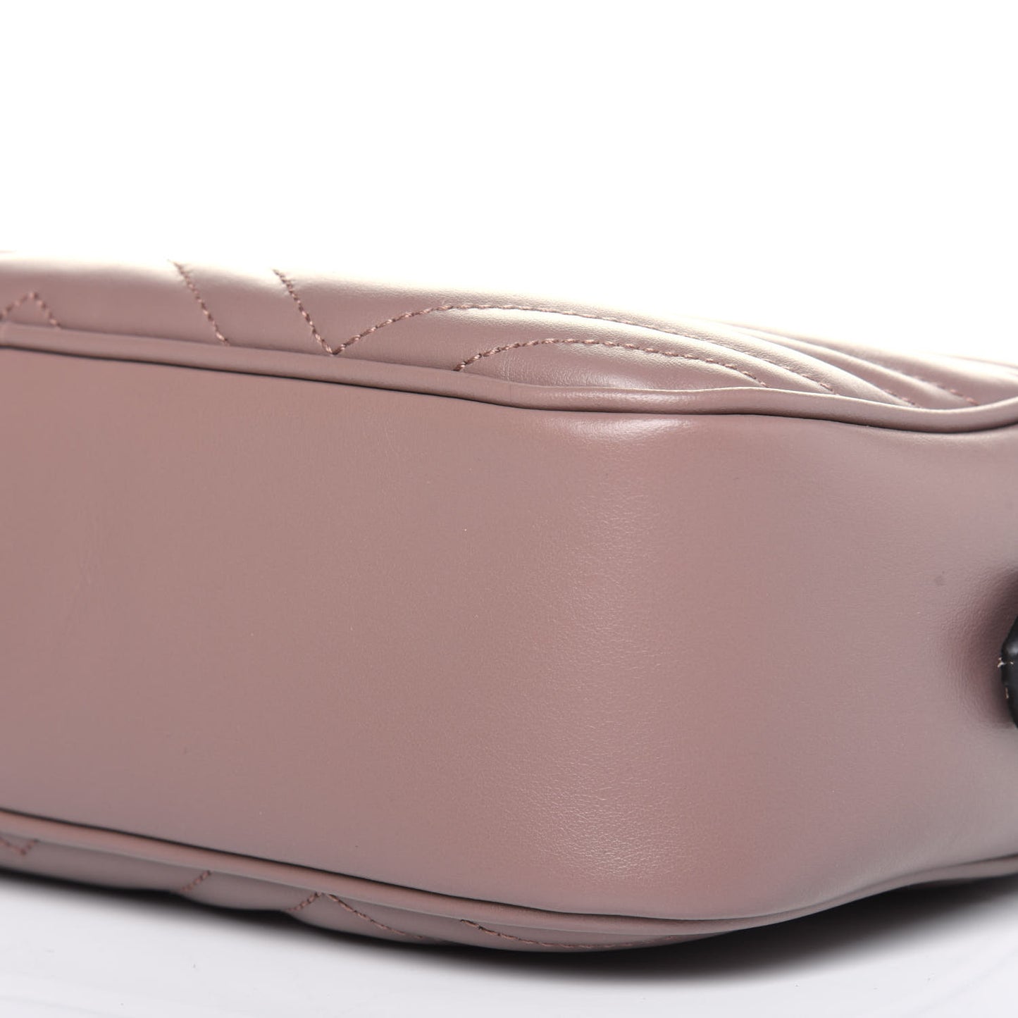 Calfskin Matelasse Small GG Marmont Chain Shoulder Bag Porcelain Rose