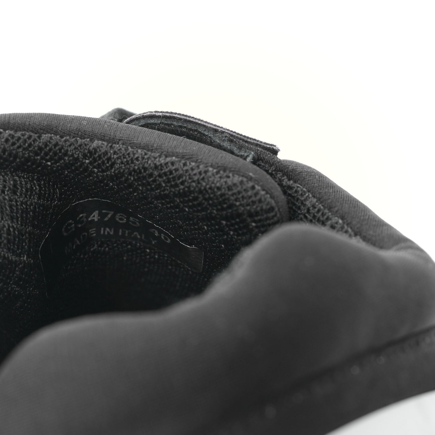 Lycra Fabric Womens CC Sneakers 40 Black White Pink