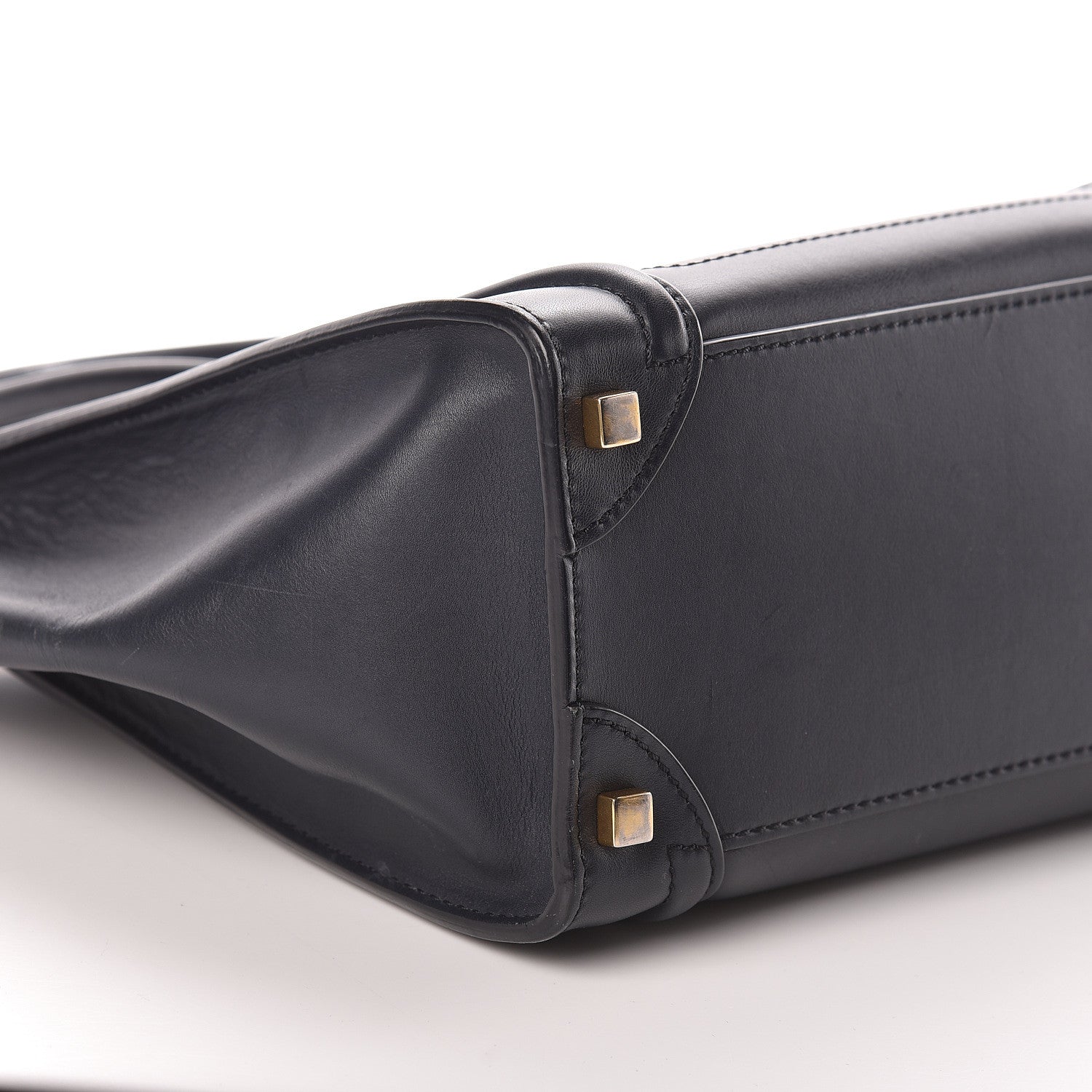 Celine Smooth Calfskin Micro Luggage Navy Blue 8 of 9
