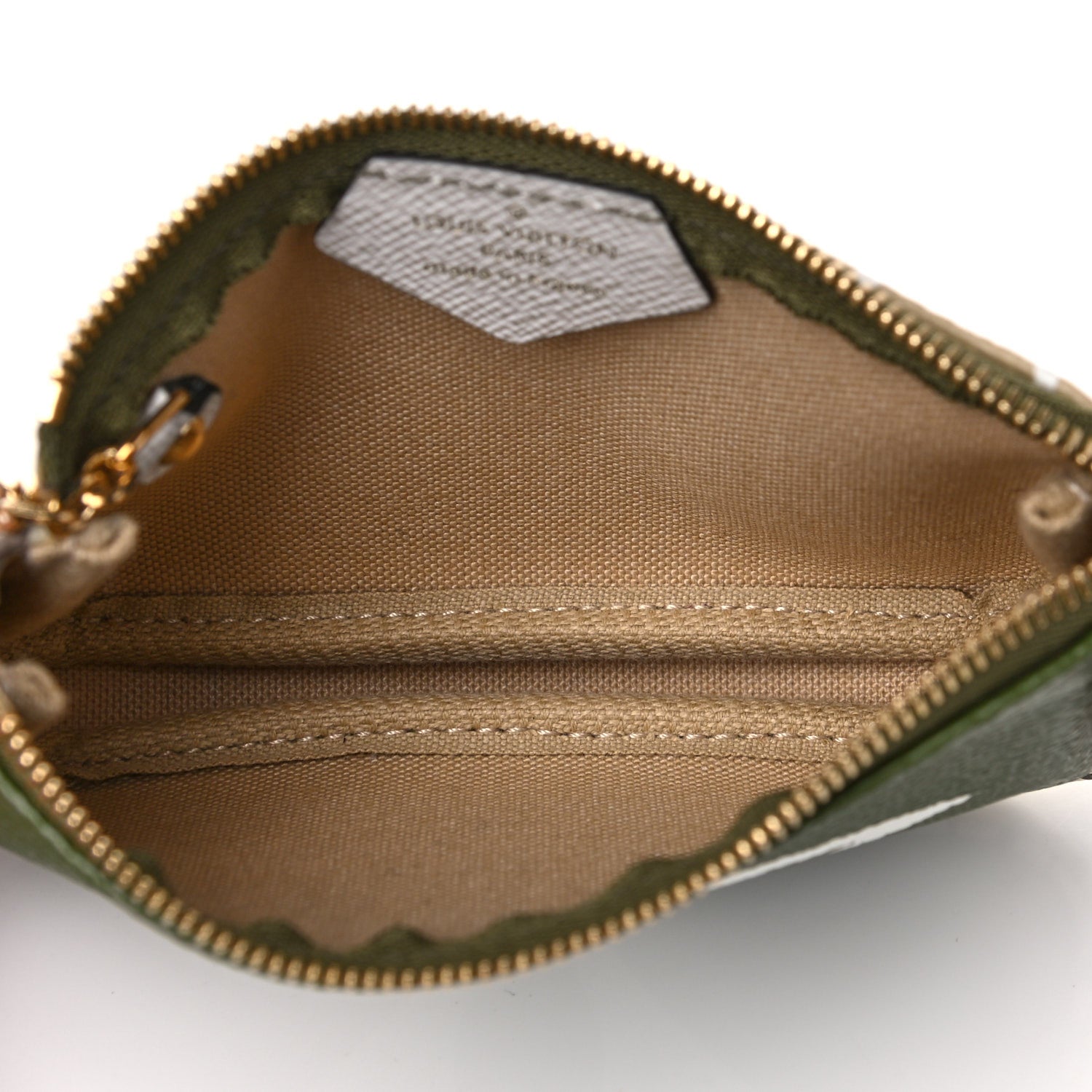 Louis Vuitton Monogram Giant Micro Pochette Accessories Kaki White 5 of 7