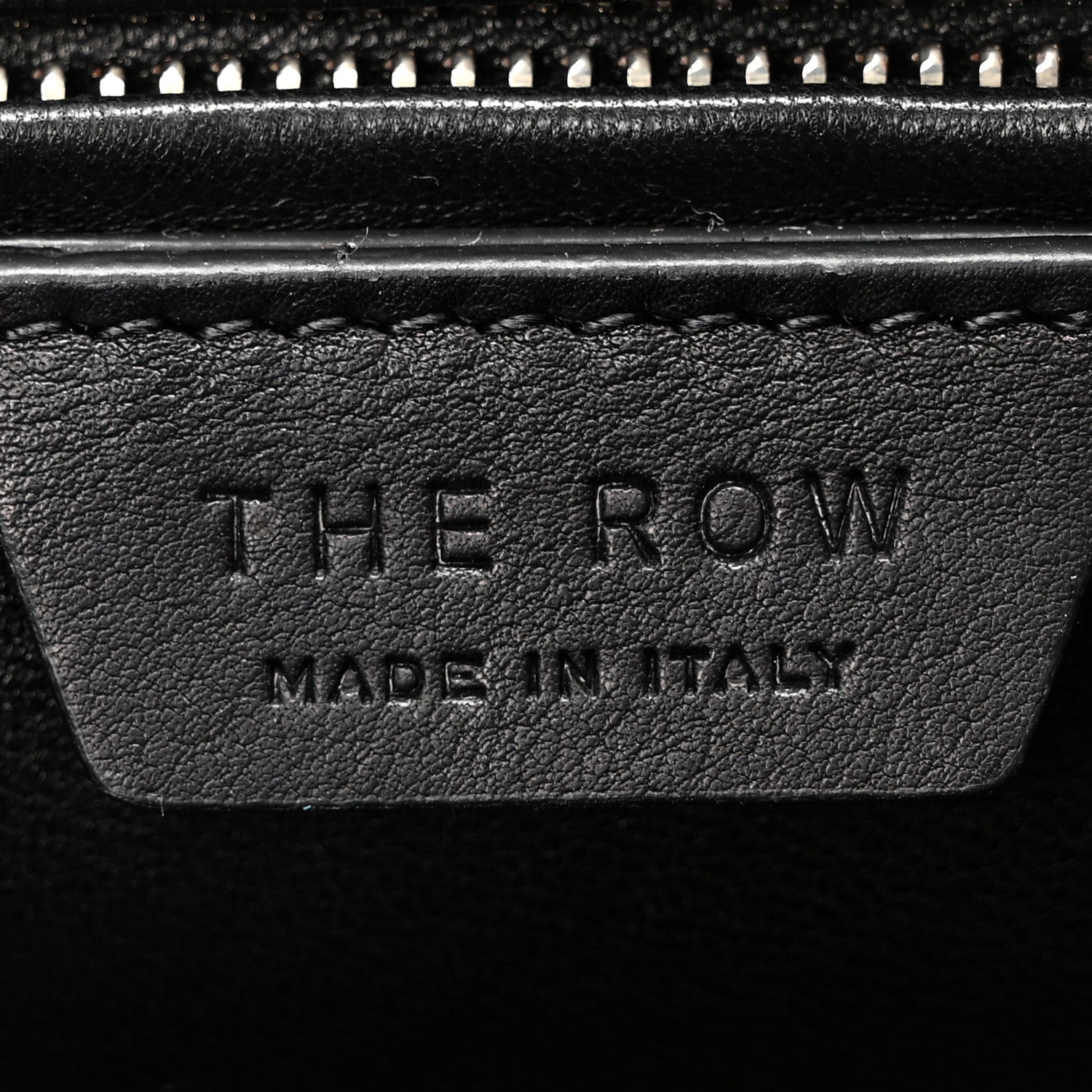 The Row Saddle Calfskin Mini Devon Bag Black 7 of 10