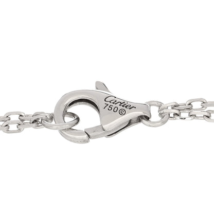 Cartier 18K White Gold Diamond LOVE Bracelet 3 of 4