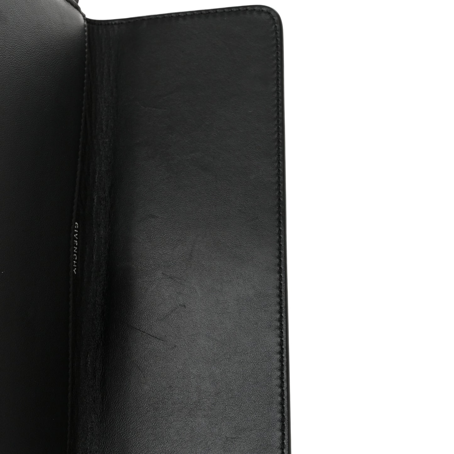 Calfskin 4G Flap Pouch Black