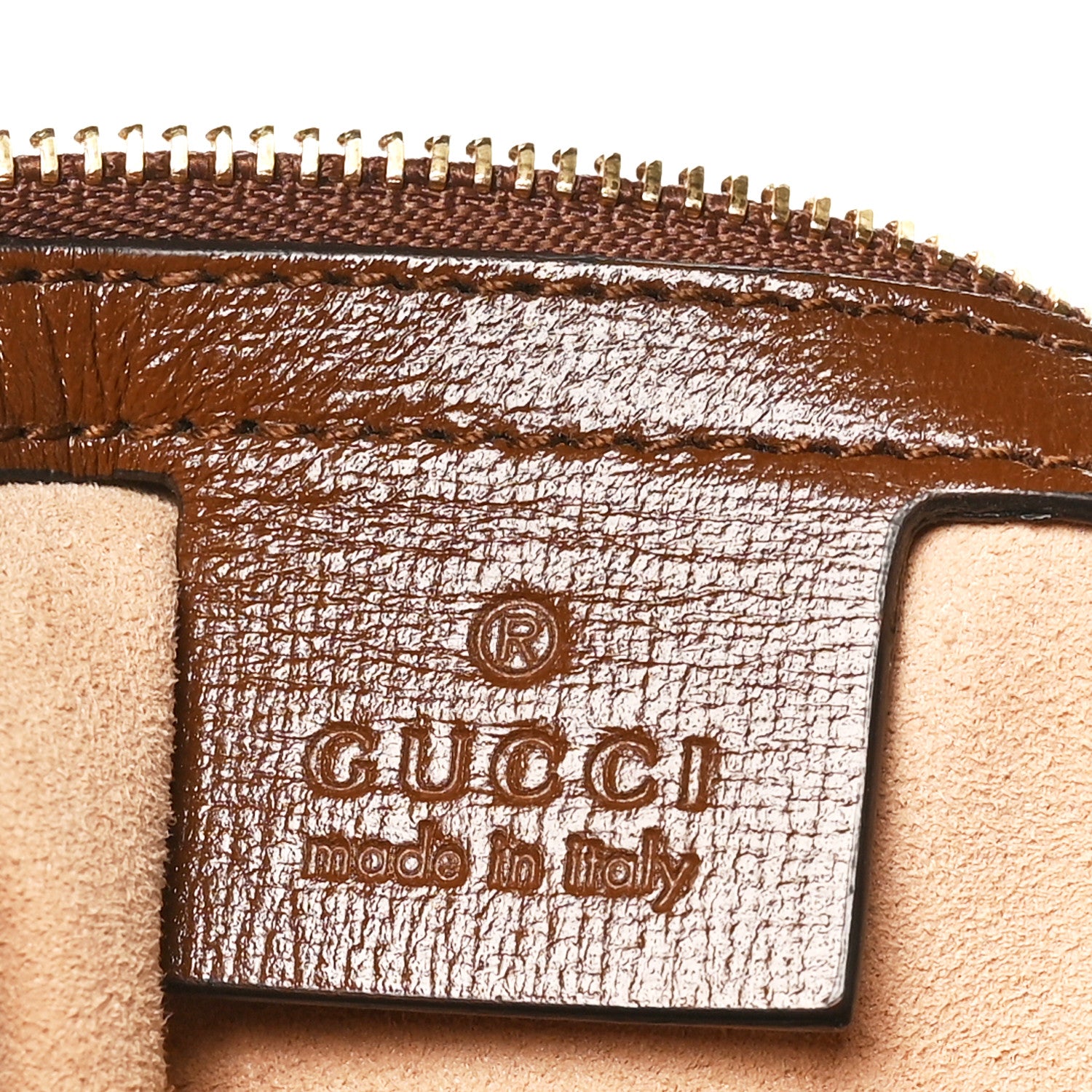 Gucci GG Supreme Monogram Azalea Calfskin Web Small Jackie 1961 Hobo Beige Ebony Brown Sugar 5 of 9