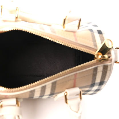 Burberry Vintage Check Mini Bowling Bag Soap Beige 5 of 10