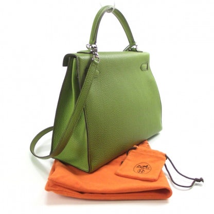 Hermes Togo Kelly 32 Vert Anis 3 of 13