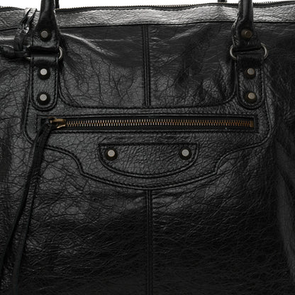 Balenciaga Agneau Classic Hardware Weekender Black 9 of 23