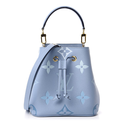 Louis Vuitton Empreinte Monogram Giant By The Pool Neonoe BB Summer Blue 1 of 9