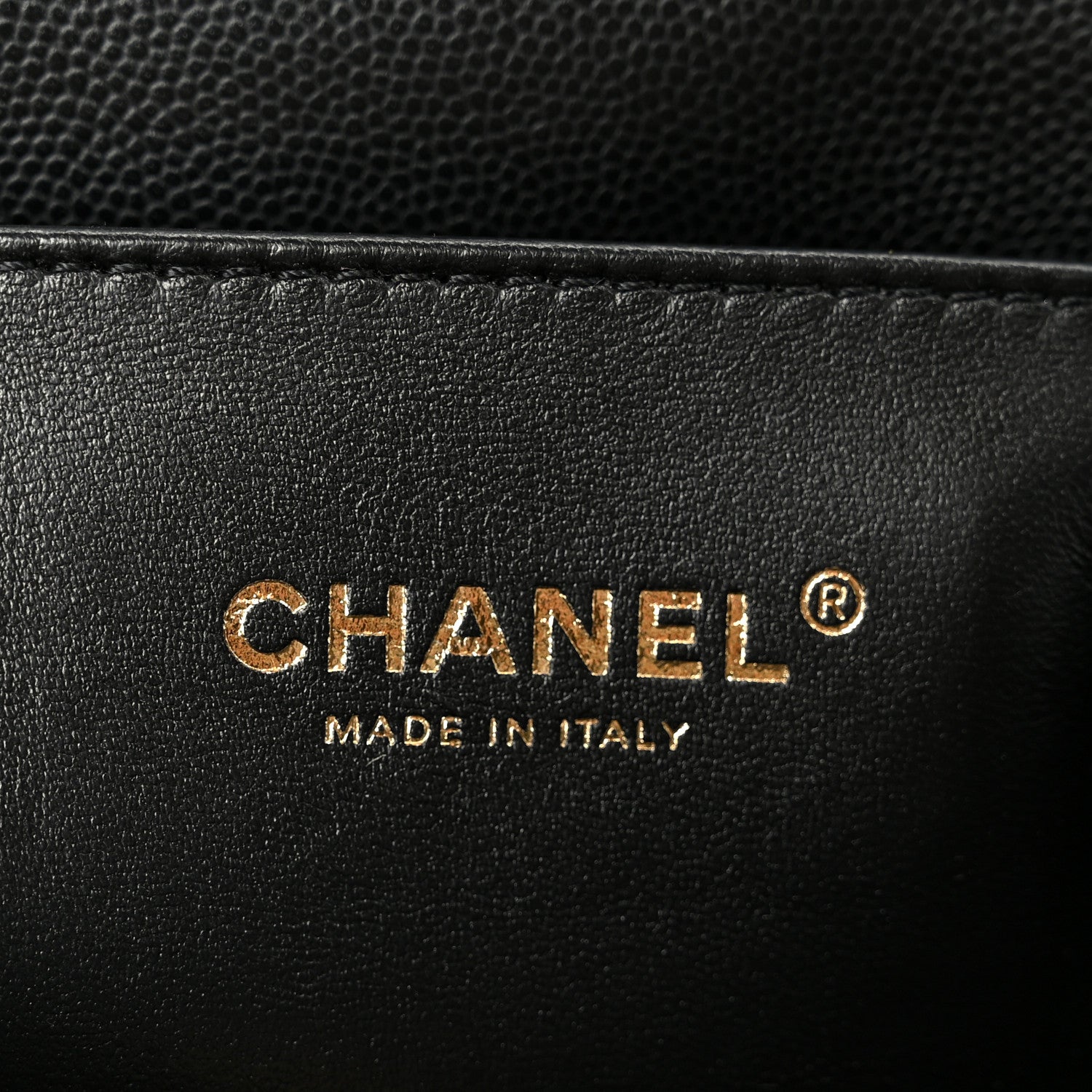 Chanel Caviar Quilted Medium Boy Flap Black 6 of 10