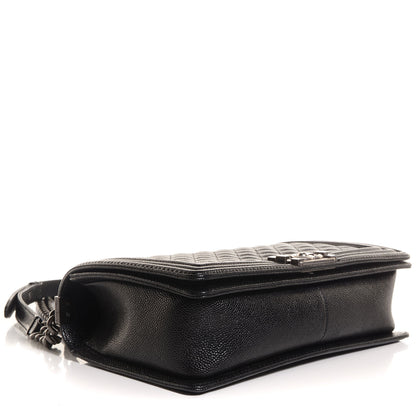 Chanel Caviar Quilted New Medium Boy Flap Black 4 of 10