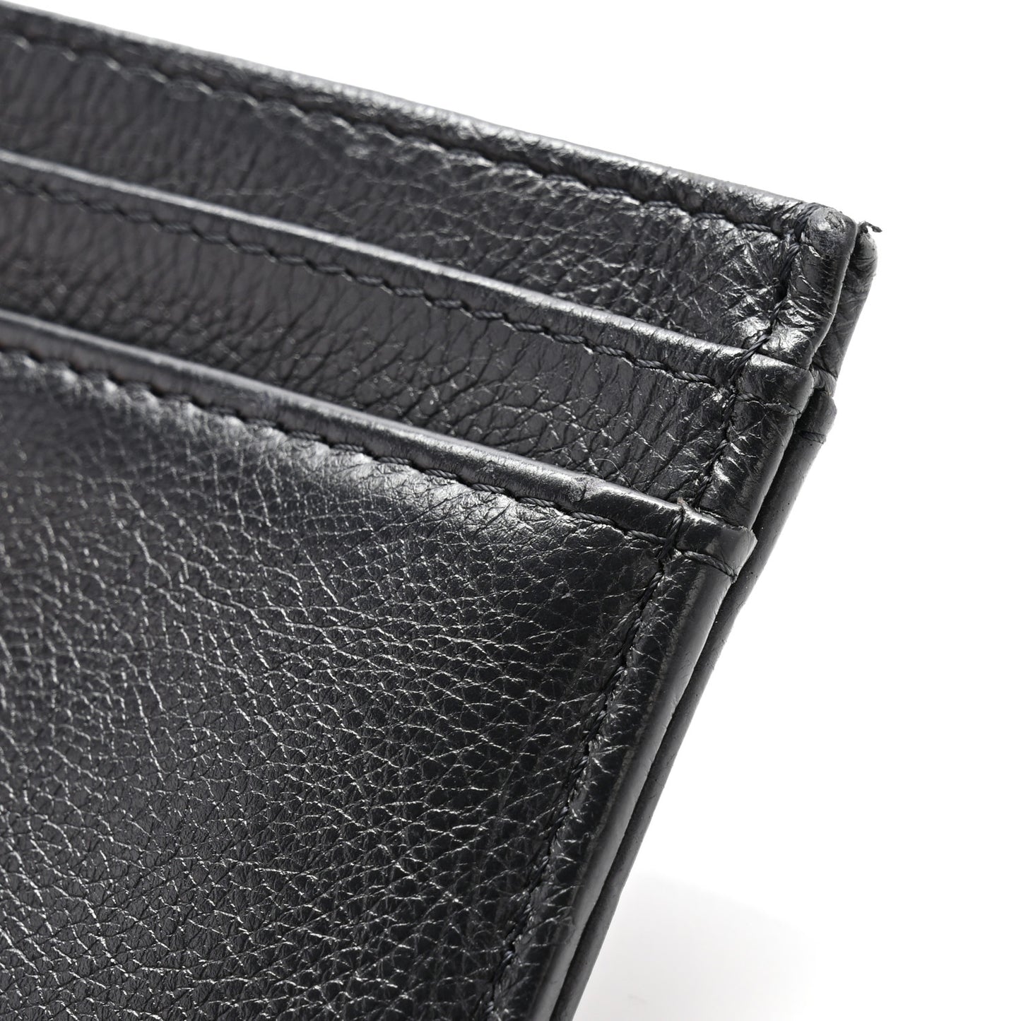 Calfskin CC Card Holder Black