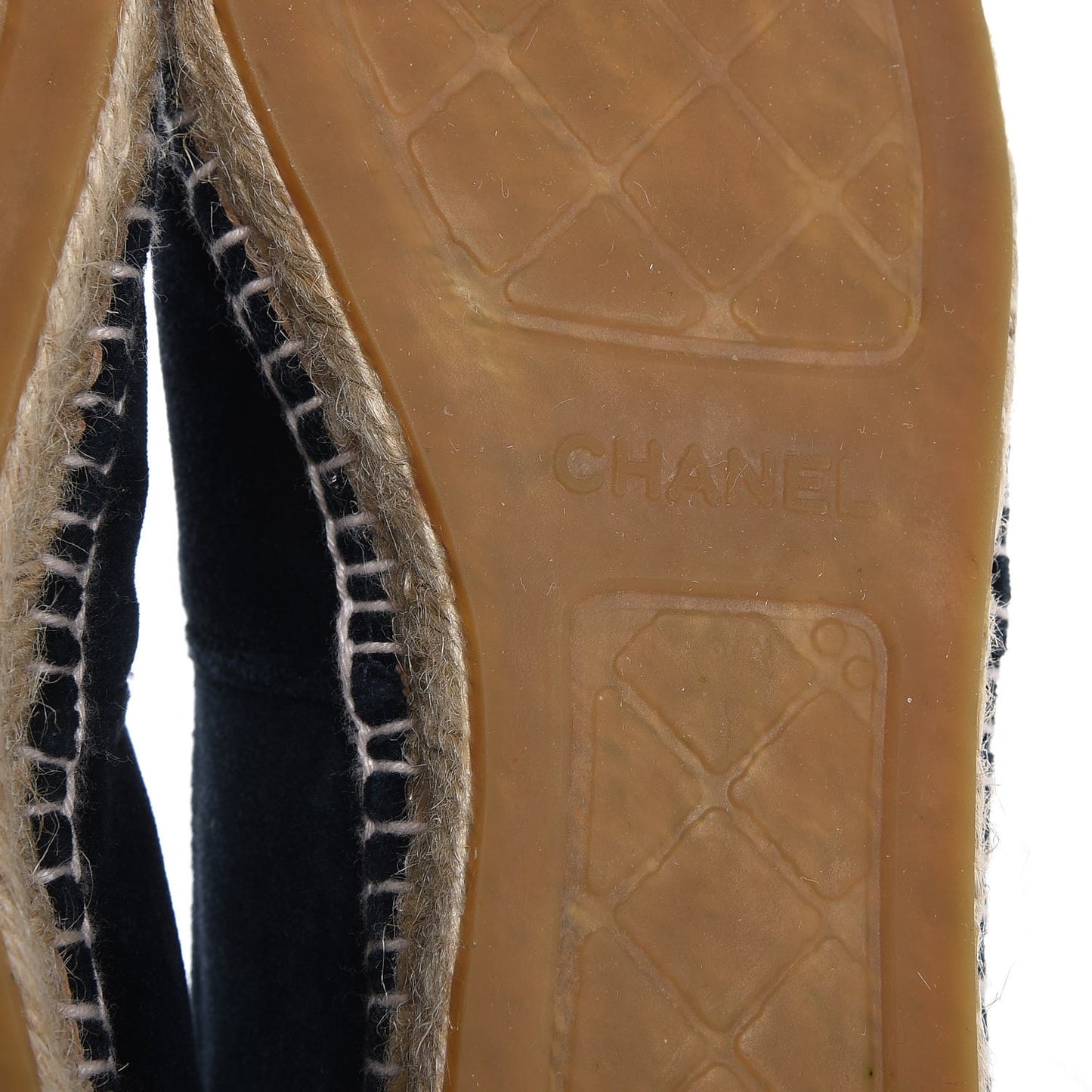 Velvet CC Espadrilles 41 Dark Navy Black