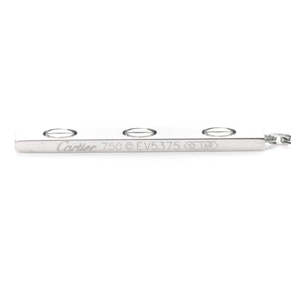 Cartier 18K White Gold LOVE Lariat Necklace 5 of 5