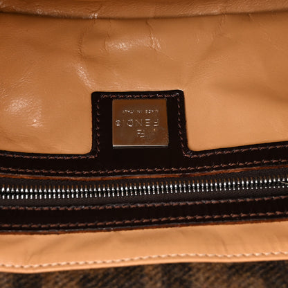 Fendi Wool Zucca Baguette Tobacco 6 of 9