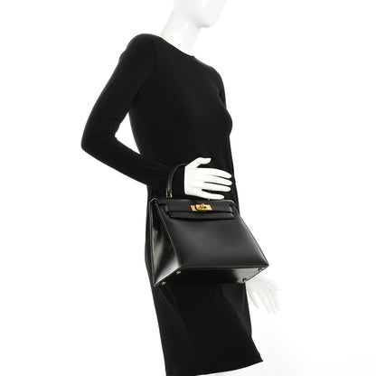 Hermes Box Kelly Sellier 28 Black 2 of 29