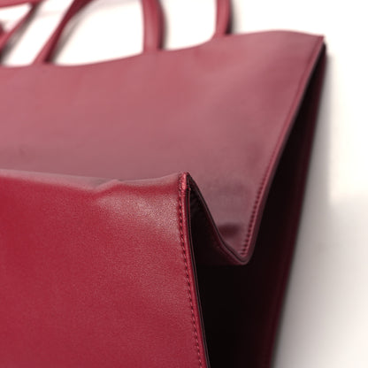 Telfar Vegan Leather Large Shopping Bag Oxblood 11 of 12