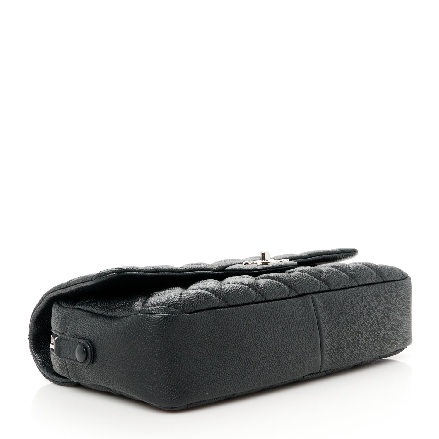 Caviar Quilted Jumbo Easy Flap Black