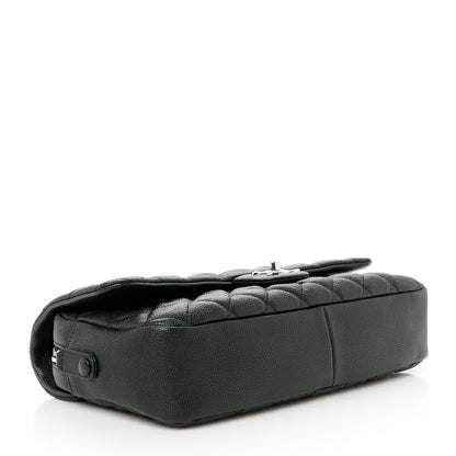 Chanel Caviar Quilted Jumbo Easy Flap Black 4 of 13