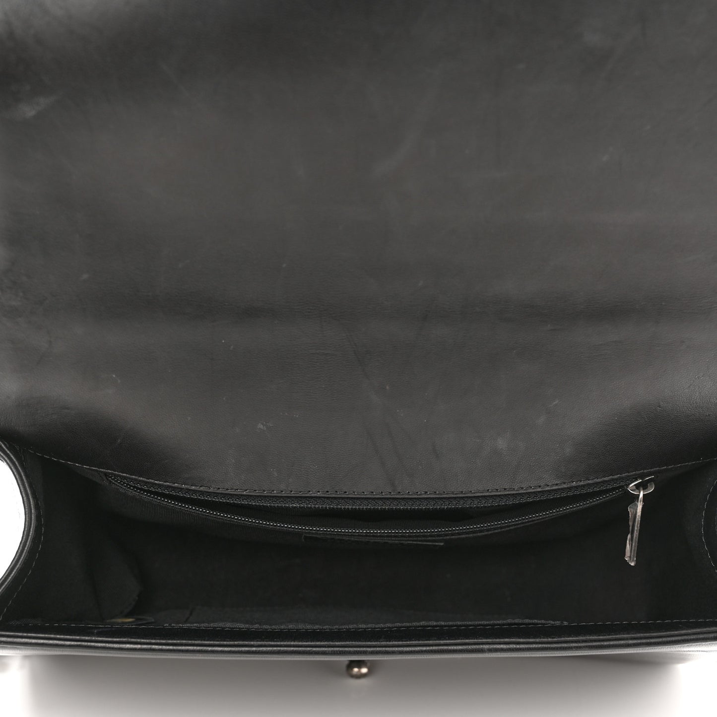 Lambskin Quilted New Medium Boy Flap Black