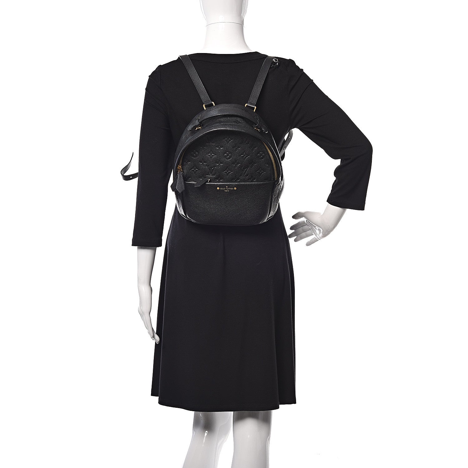 Louis Vuitton Empreinte Sorbonne Backpack Black 2 of 10