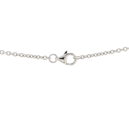 Cartier 18K White Gold Interlocking LOVE Necklace 4 of 6
