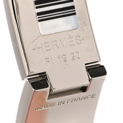 Hermes Enamel Narrow Clic Clac H Bracelet PM Marron Glace 4 of 5
