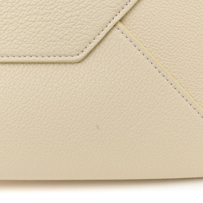 Celine Soft Grained Calfskin Small Belt Cabas Phantom Cream 11 of 12