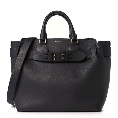 Burberry Soft Grain Calfskin Medium Belt Bag Marais Charcoal Grey 1 of 9