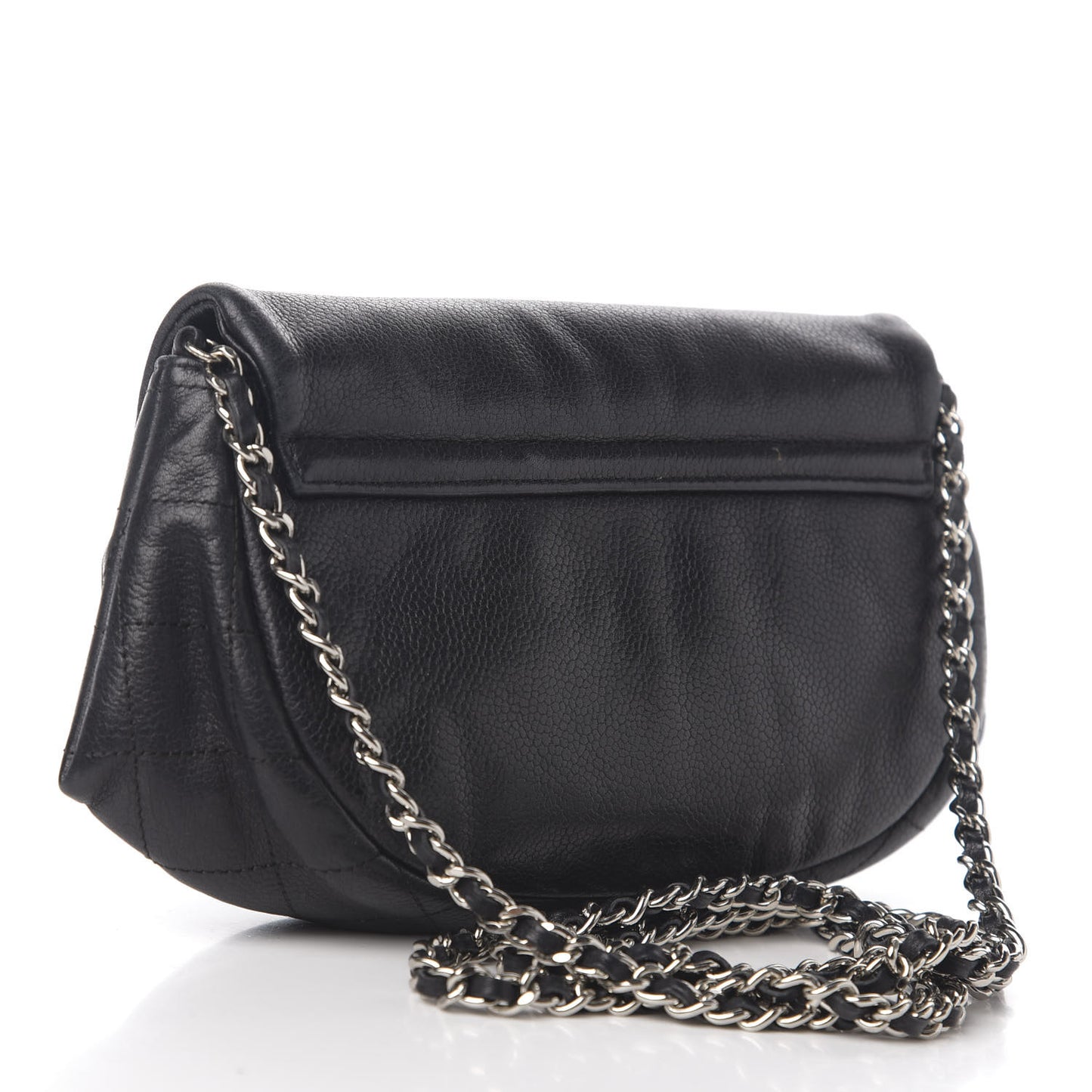 Caviar Half Moon Wallet On Chain WOC Black