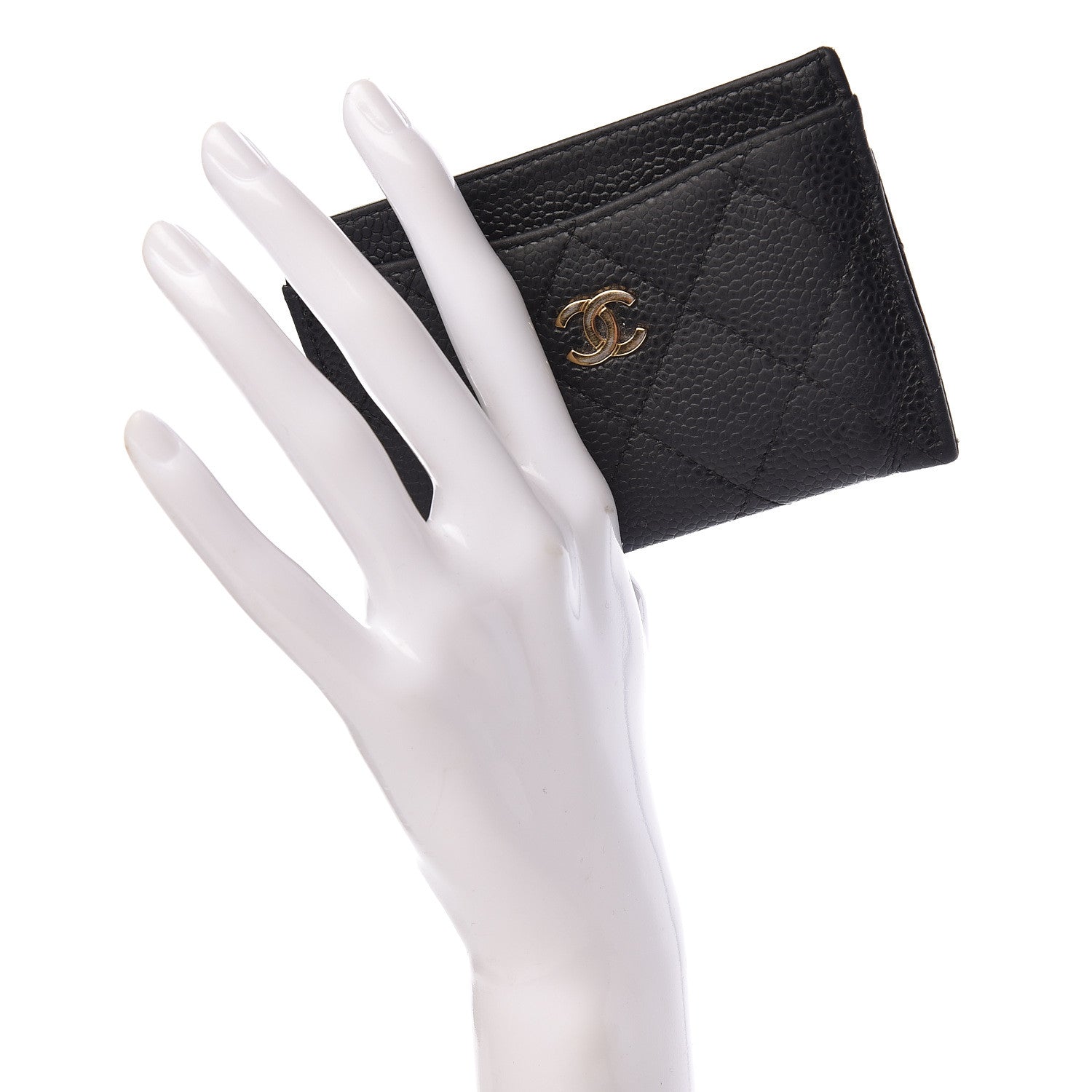 Chanel Caviar Quilted Card Holder Black 2 of 15
