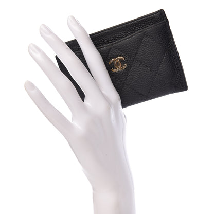 Chanel Caviar Quilted Card Holder Black 2 of 15