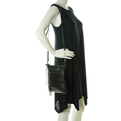 Balenciaga Agneau Classic Hardware Flat Crossbody Black 2 of 7