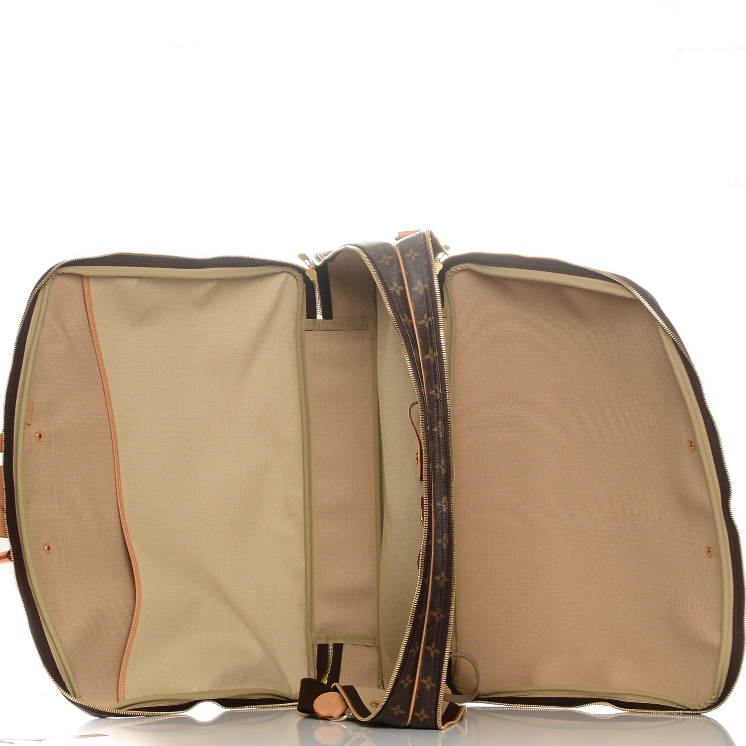 Louis Vuitton Monogram Alize 2 Compartment Luggage Travel Bag 5 of 6