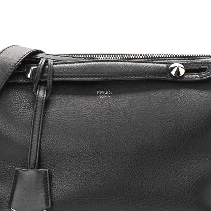 Fendi Vitello Dolce Medium By The Way Boston Bag Black 8 of 10