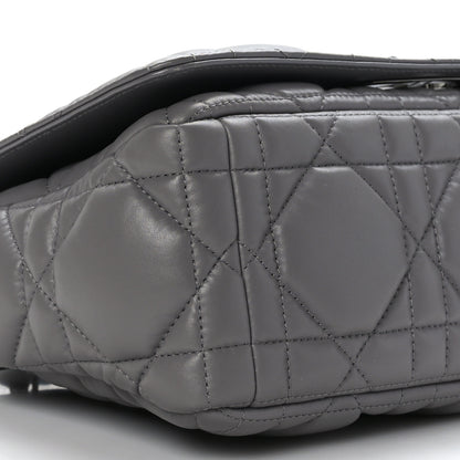 Christian Dior Calfskin Macrocannage Medium Caro Bag Iron Grey 8 of 9
