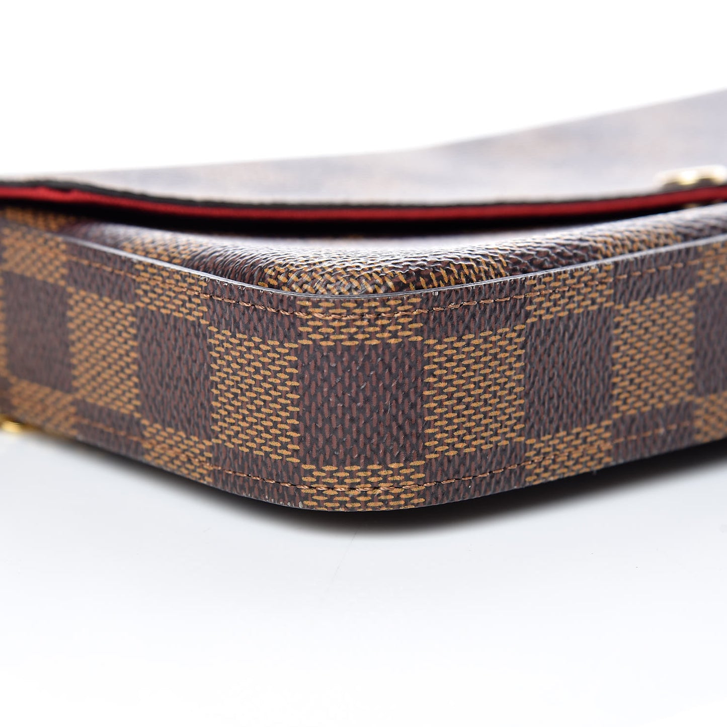 Damier Ebene Pochette Felicie Chain Wallet