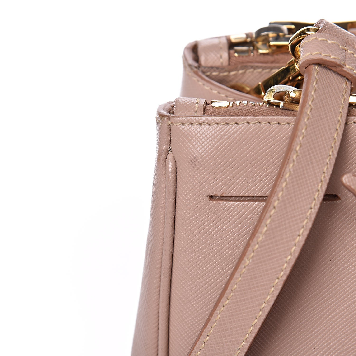 Prada Saffiano Small Galleria Double Zip Tote Cammeo 9 of 21