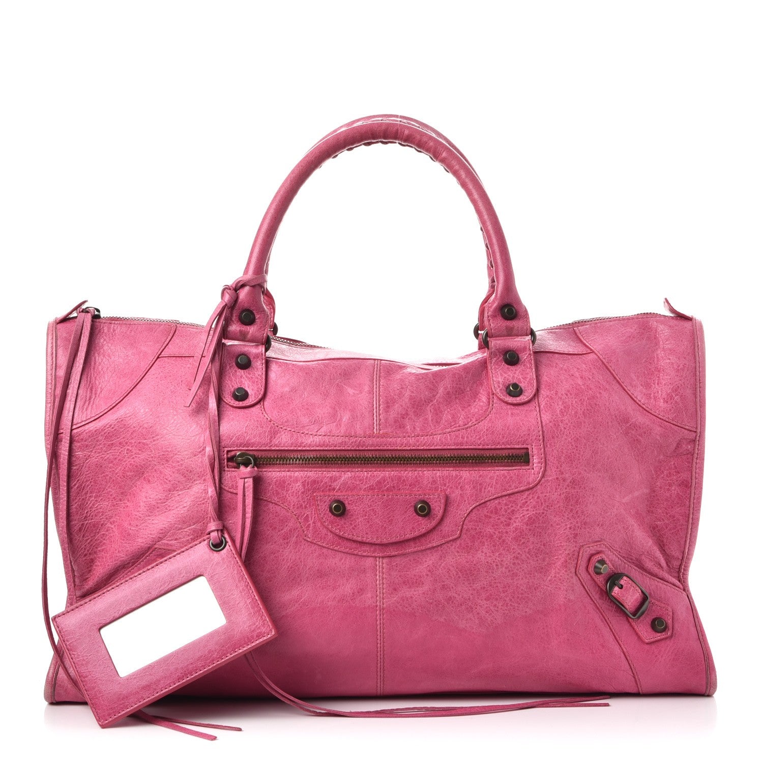 Balenciaga Agneau Classic Hardware Work Sorbet 1 of 7