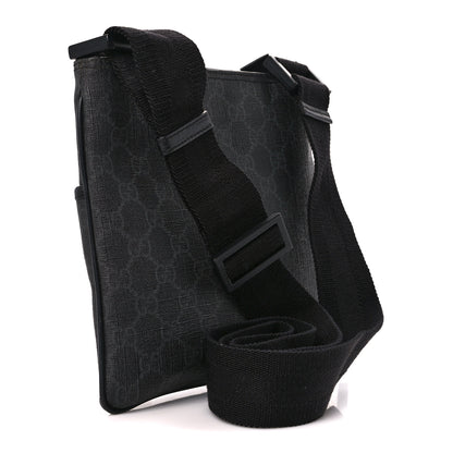 Gucci GG Plus Flat Messenger Bag Black Grey 3 of 11