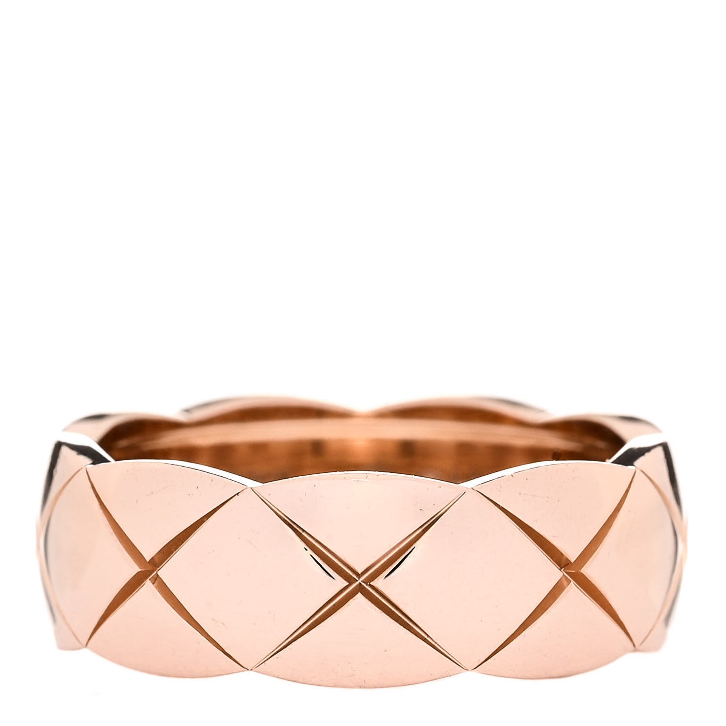 18K Beige Gold Small Coco Crush Ring 53 6.5