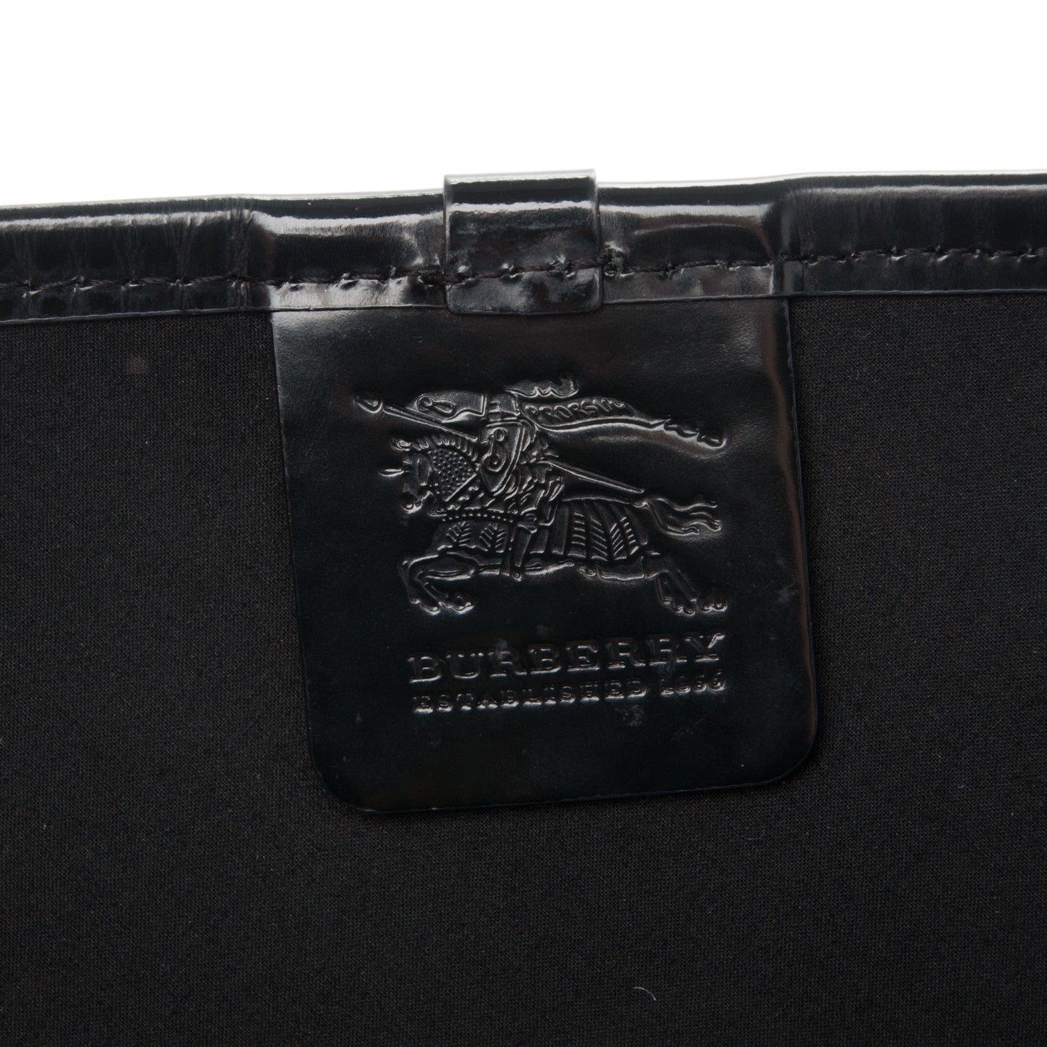 Burberry Nova Check Large Nickie Tote Black 6 of 7