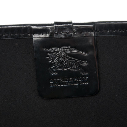 Burberry Nova Check Large Nickie Tote Black 6 of 7